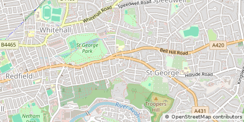 Map of Bristol