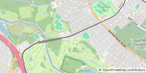 Map of Manchester