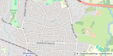 Map of Hornchurch