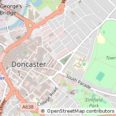 Map of Doncaster, South Yorkshire