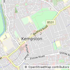 Map of Bedford