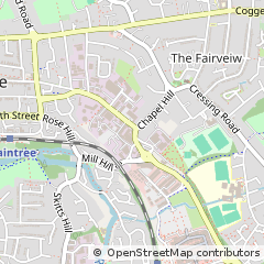 Map of Braintree, Essex