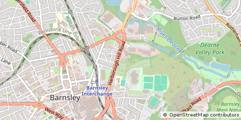 Map of South Yorkshire