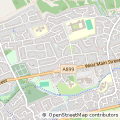 Map of Broxburn, West Lothian