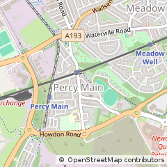 Map of North Shields
