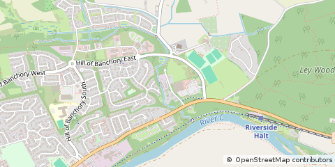 Map of Banchory, Kincardineshire