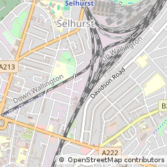 Map of Croydon, Surrey