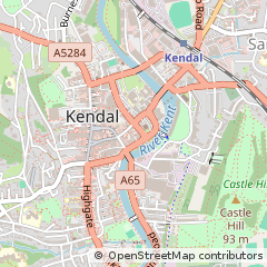 Map of Kendal, Cumbria
