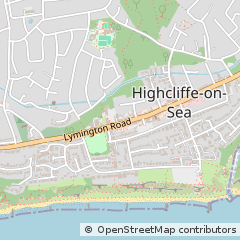 Map of Christchurch, Dorset