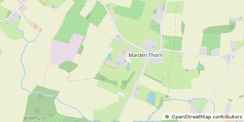 Map of Tonbridge, Kent