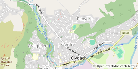 Map of Swansea