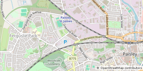 Map of Paisley