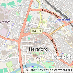 Map of Hereford