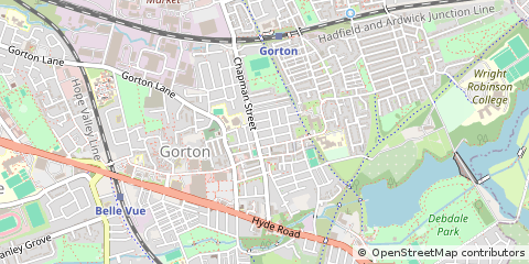 Map of Manchester