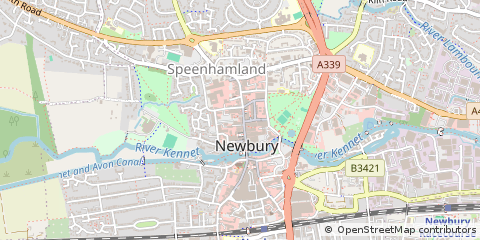 Map of Newbury