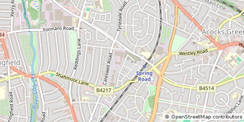 Map of Birmingham