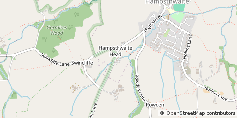 Map of Harrogate, North Yorkshire