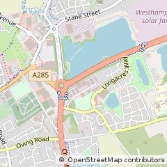 Map of Chichester, West Sussex