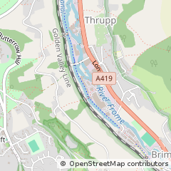 Map of Stroud, Gloucestershire