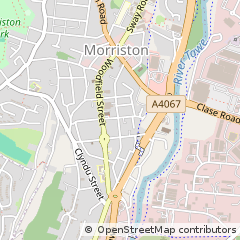 Map of Swansea