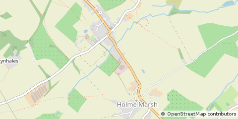Map of Kington, Herefordshire
