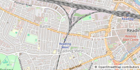 Map of Reading