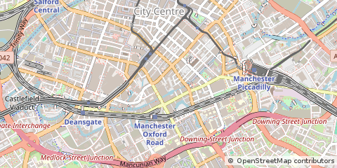 Map of Manchester