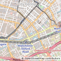 Map of Manchester