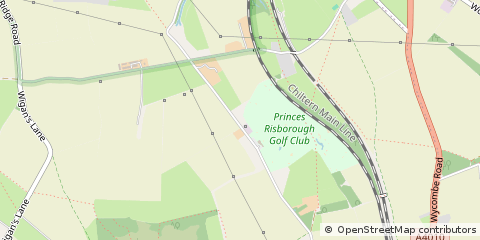 Map of Princes Risborough, Bucks