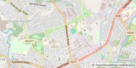 Map of Rochdale