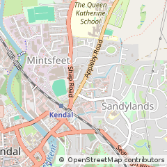 Map of Kendal, Cumbria