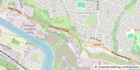 Map of Newcastle Upon Tyne