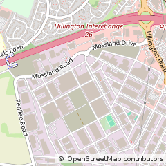 Map of Hillington, Glasgow