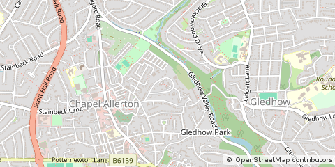 Map of Leeds