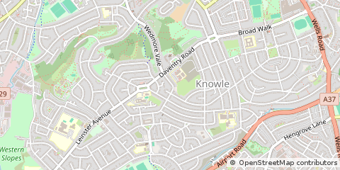 Map of Bristol