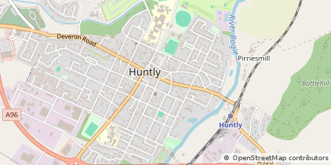 Map of Huntly