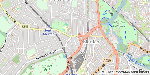 Map of Surrey