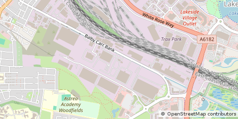 Map of Doncaster