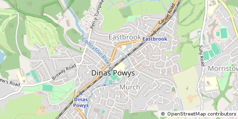 Map of Dinas Powys