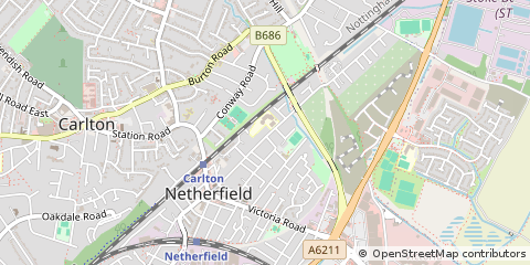 Map of Nottingham