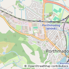 Map of Porthmadog, Gwynedd