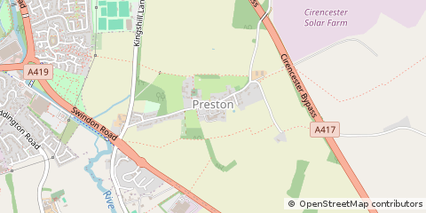 Map of Cirencester