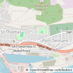 Map of Swansea
