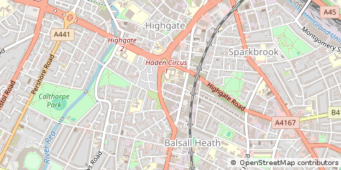 Map of Birmingham