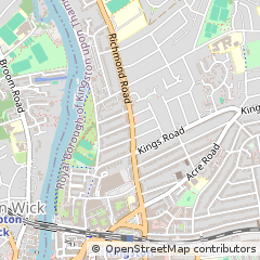 Map of Kingston Upon Thames, Surrey