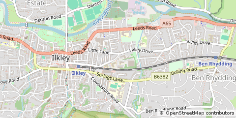 Map of Ilkley