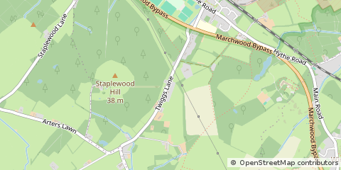 Map of Southampton, Hampshire