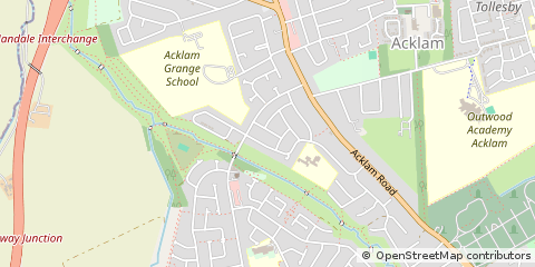 Map of Middlesbrough, Cleveland