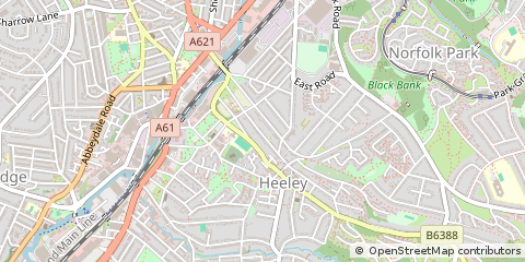 Map of Sheffield