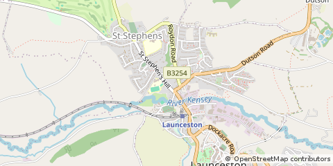 Map of Cornwall